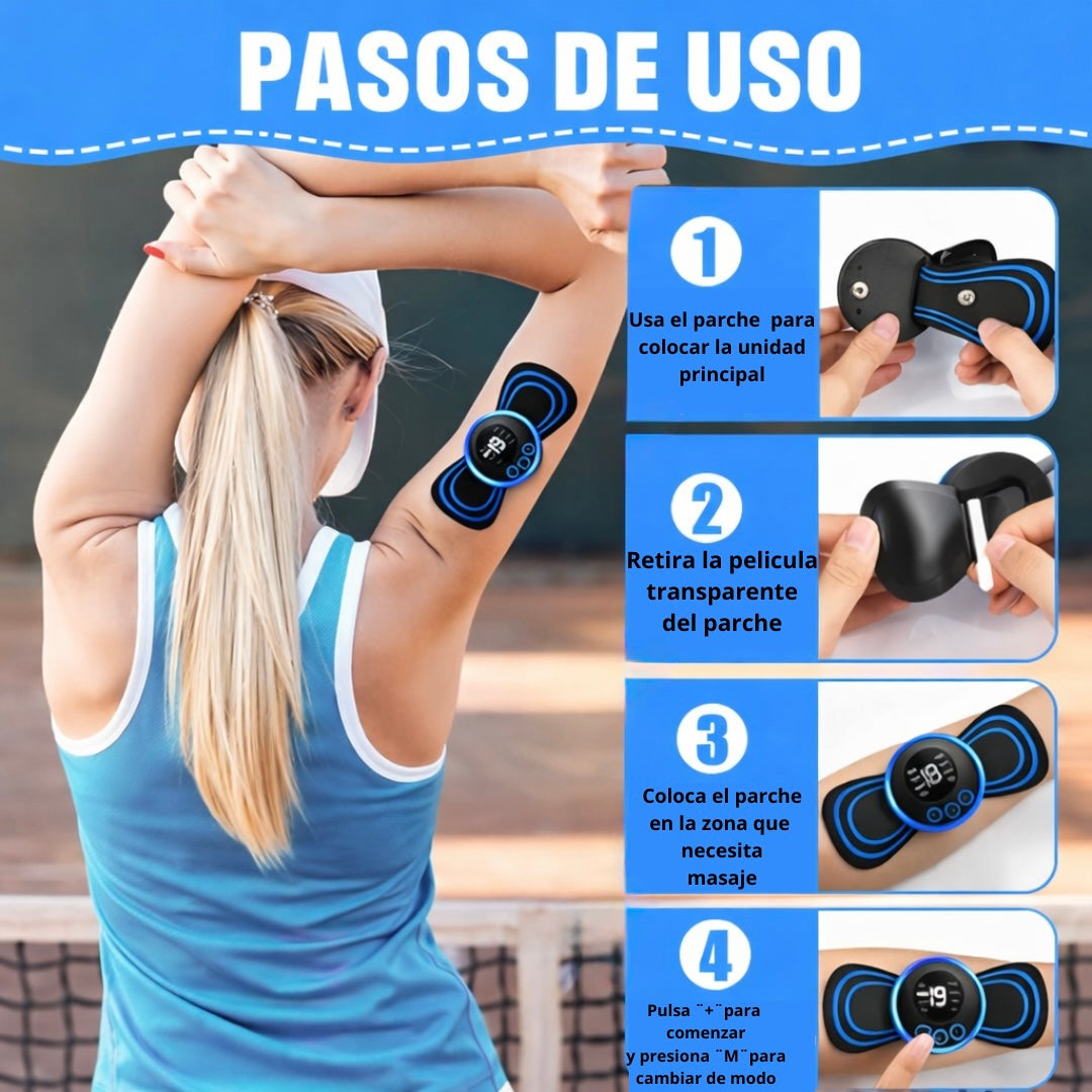 Mini masajeador eléctrico EMS