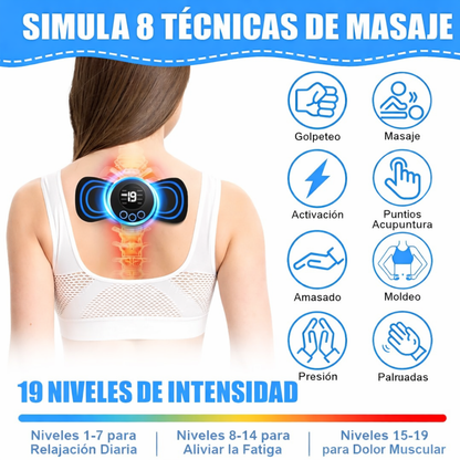 Mini masajeador eléctrico EMS